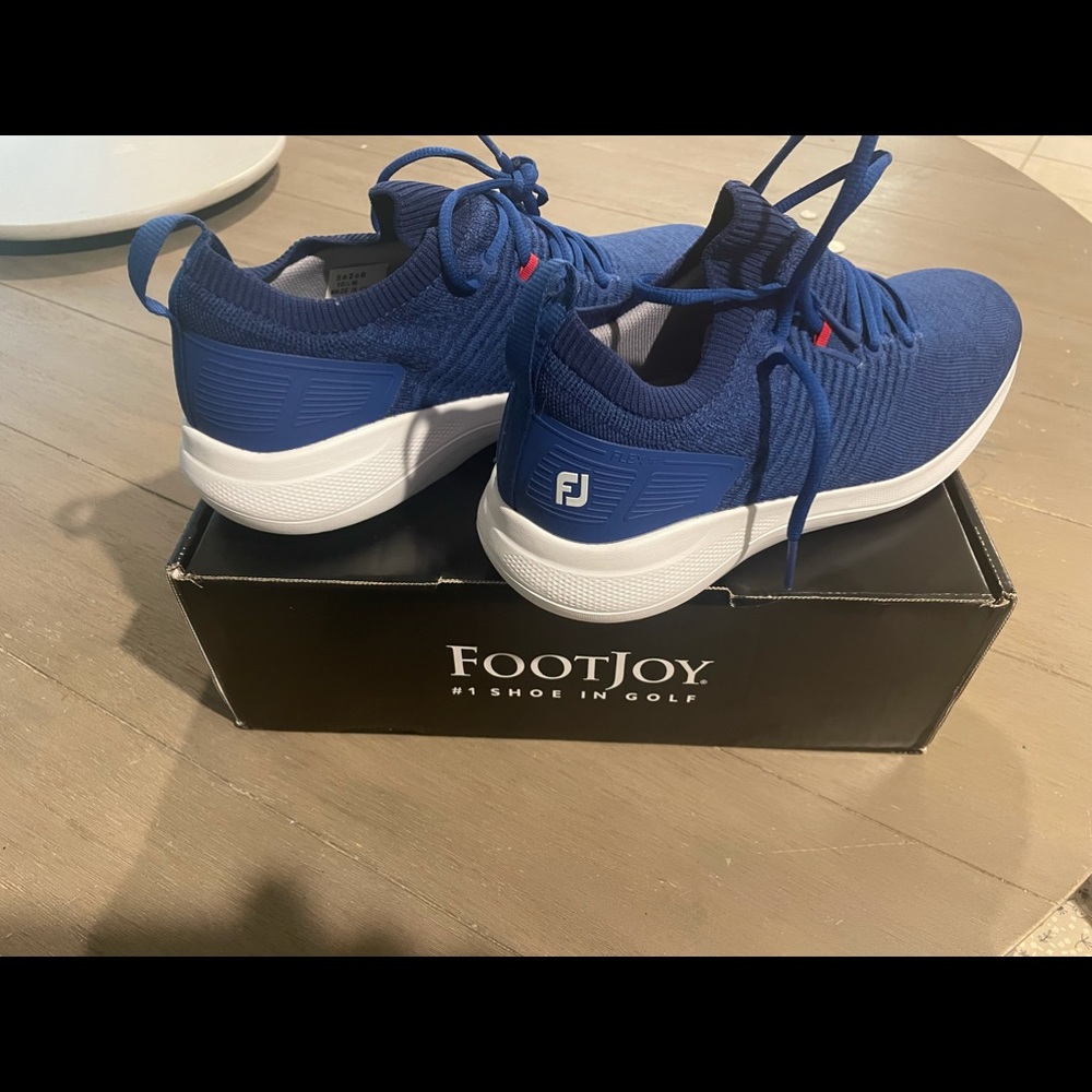 FOOTJOY
FJ FLEX XP MEN'S GOLF SHOE Size 10.5 Blue. Brand New with Tags